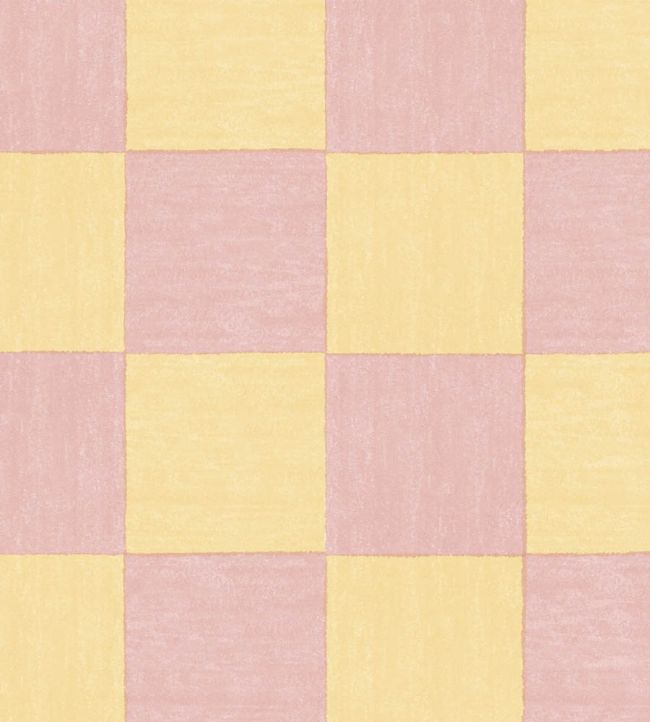 WM-486-01 - Battenberg Wallpaper - Sugar Pink - Woodchip & Magnolia

