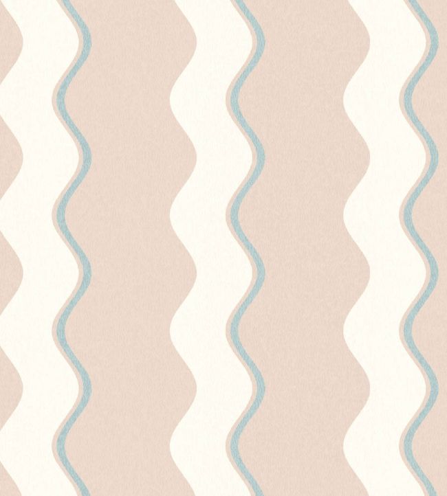 WMF-462-01LD - Cari Wave Fabric - Sand - Woodchip & Magnolia
