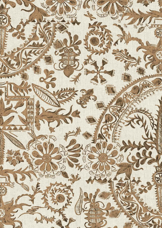 Womad Lg 50 Wallpaper - Henna - Lewis & Wood