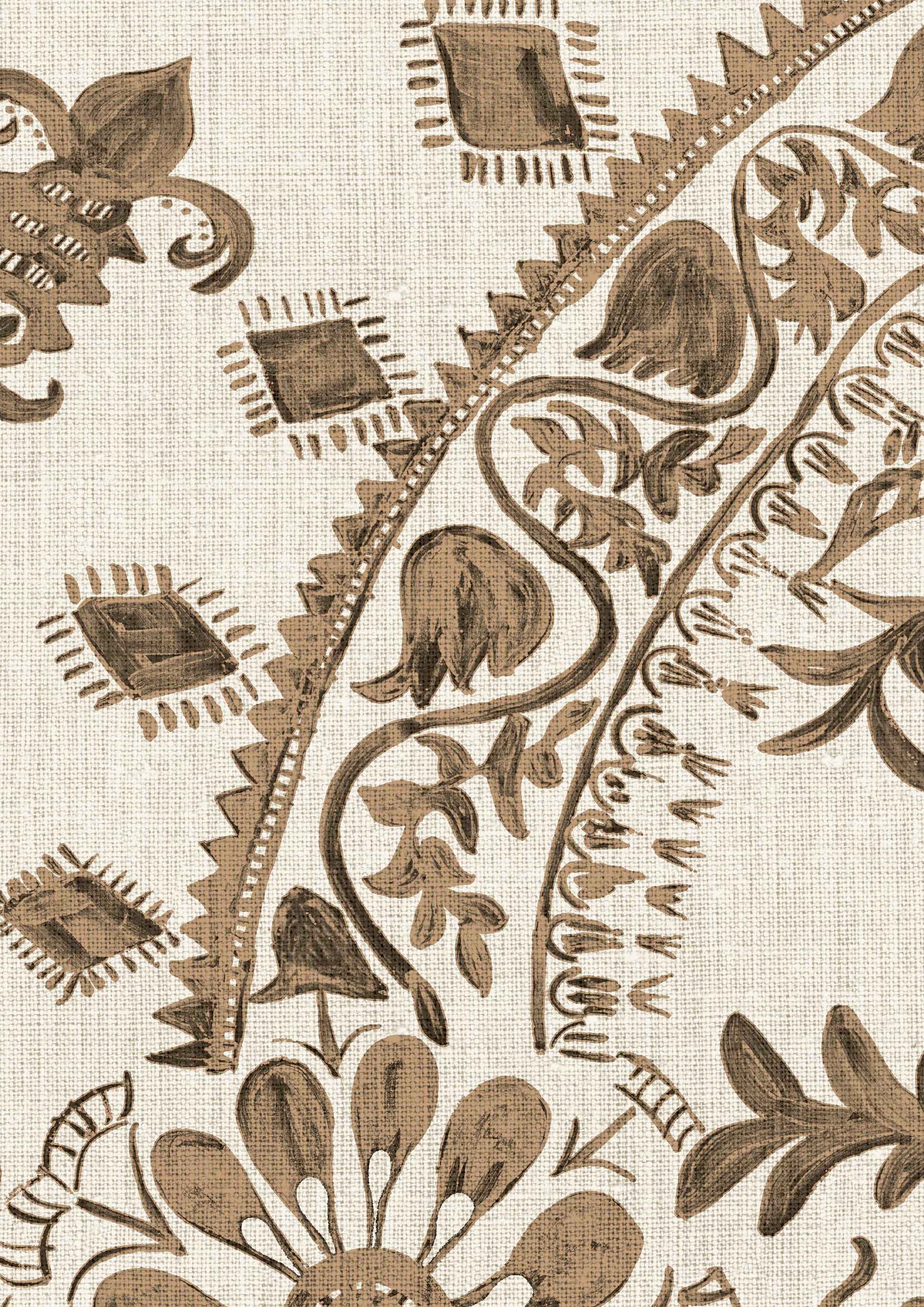Womad Lg 50 Wallpaper - Henna - Lewis & Wood