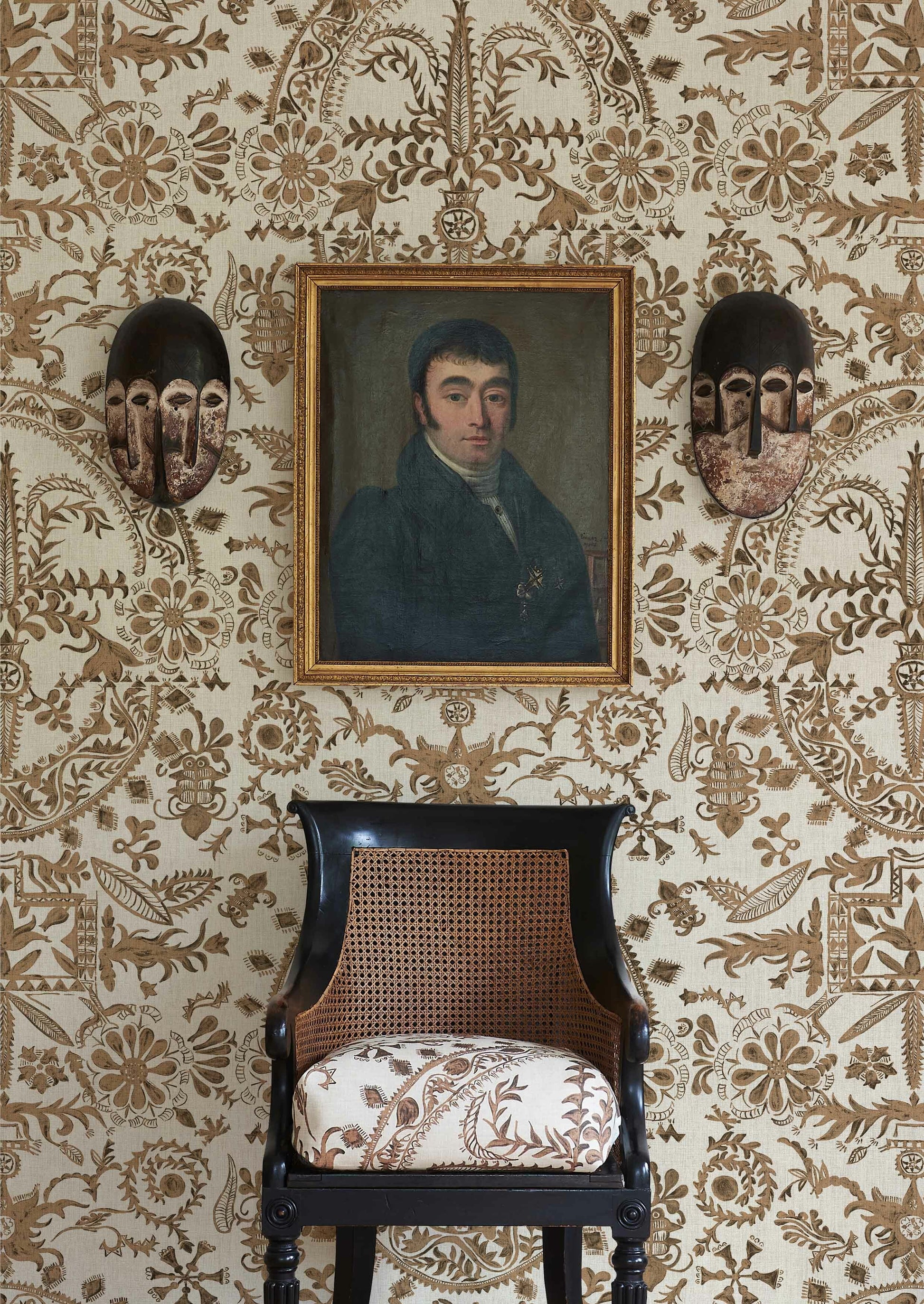 Womad Lg 50 Wallpaper - Henna - Lewis & Wood