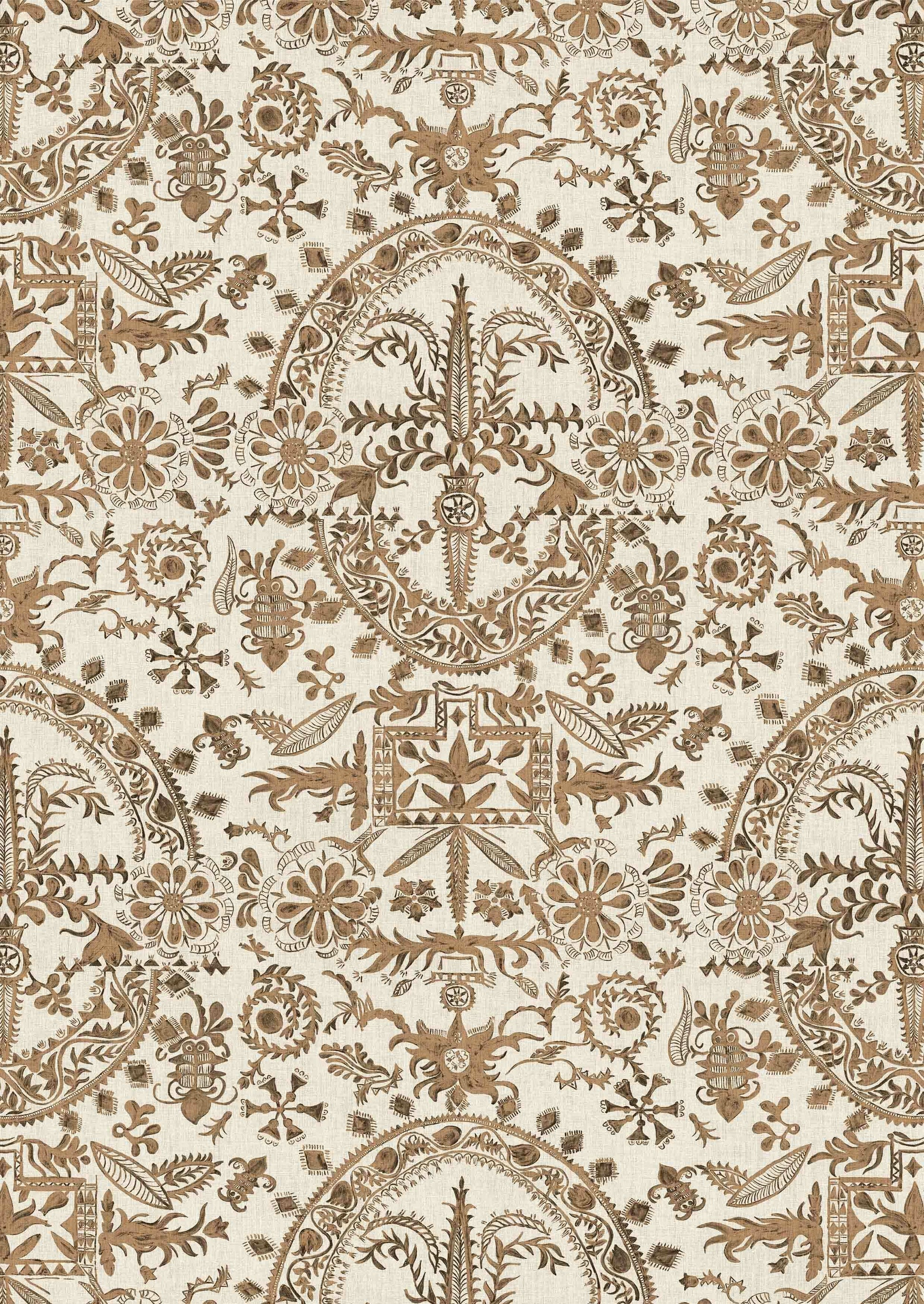Womad Lg 50 Wallpaper - Henna - Lewis & Wood