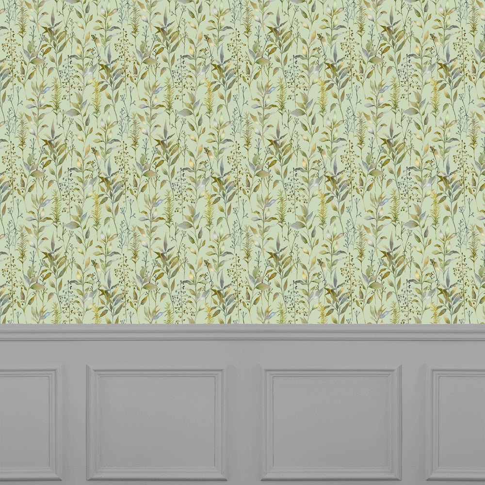 Aberduna Wallpaper - Sage - Voyage Maison - ABERDUN/WPO/SAG - Premier Wallcovering