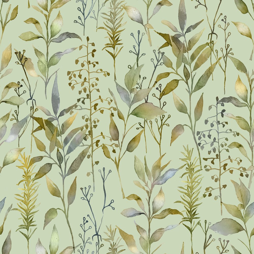 Aberduna Wallpaper - Sage - Voyage Maison - ABERDUN/WPO/SAG - Premier Wallcovering
