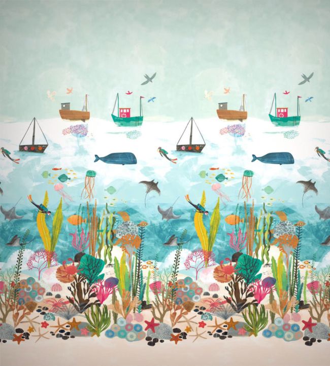 Above and Below Wallpaper - Marine Life - HLTF112648 - Harlequin - Premier Wallcovering