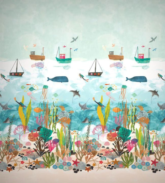 Above and Below Wallpaper - Marine Life - HLTF112648 - Harlequin - Premier Wallcovering