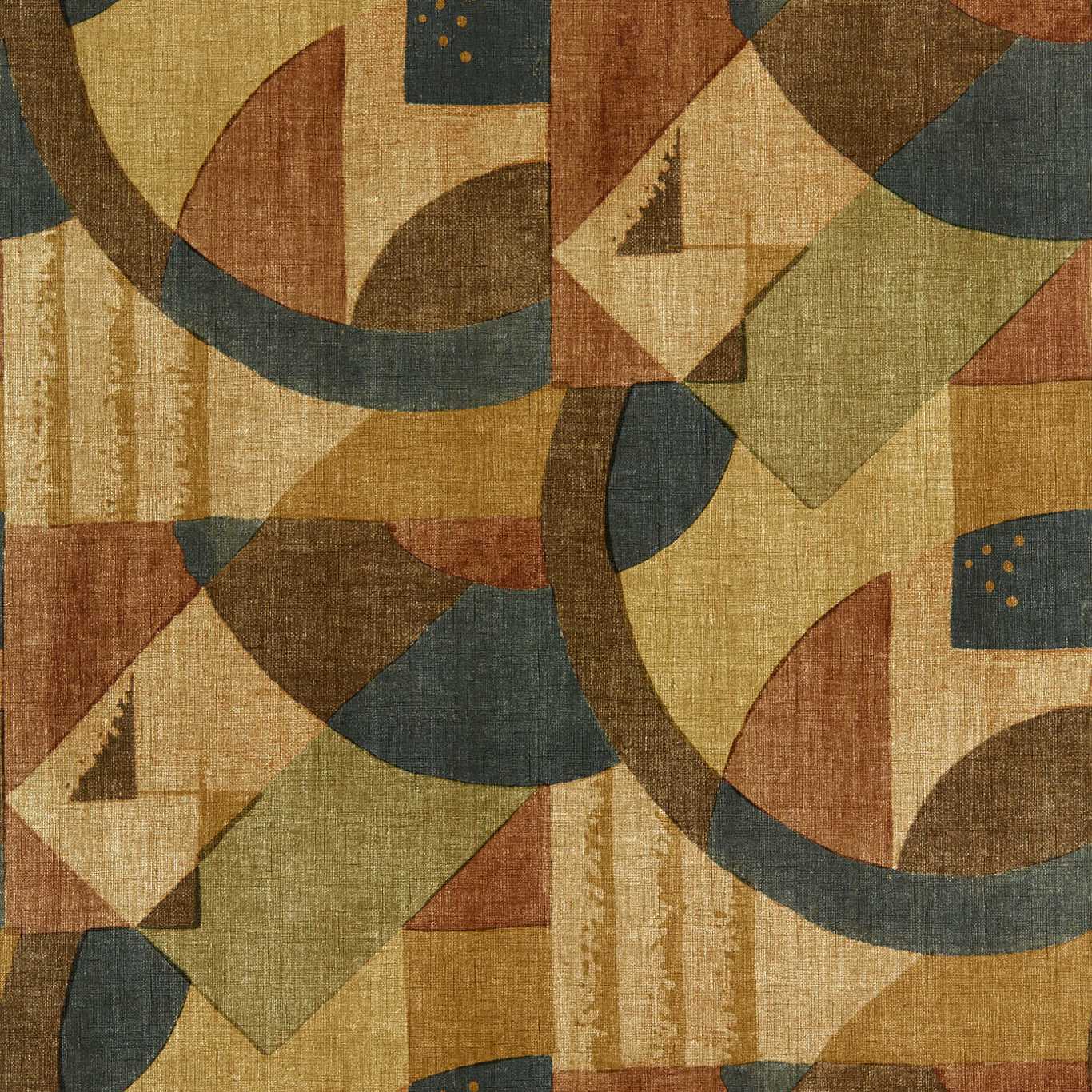 Abstract 1928 Wallpaper - Antique Copper - Zoffany - ZRHW312888 - Premier Wallcovering