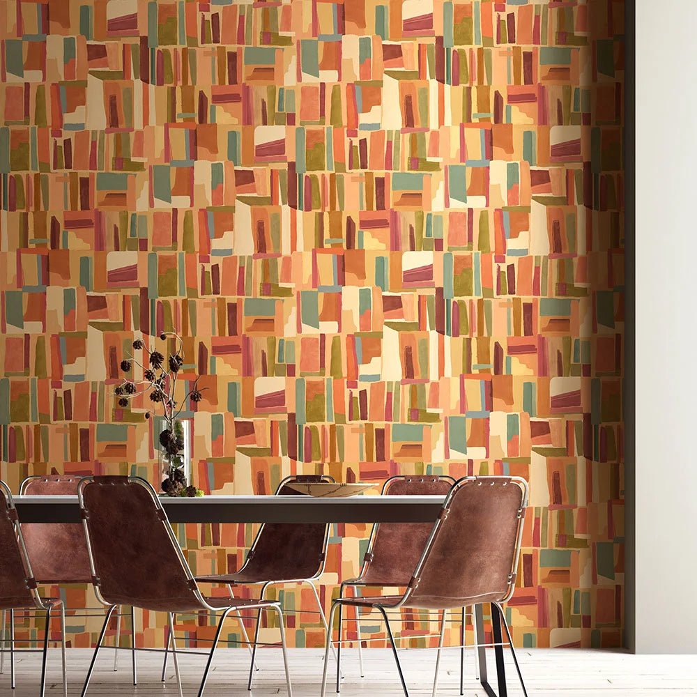Abstract Cubes Wallpaper - Marmalade Riot - Ohpopsi - FRA50127W - Premier Wallcovering