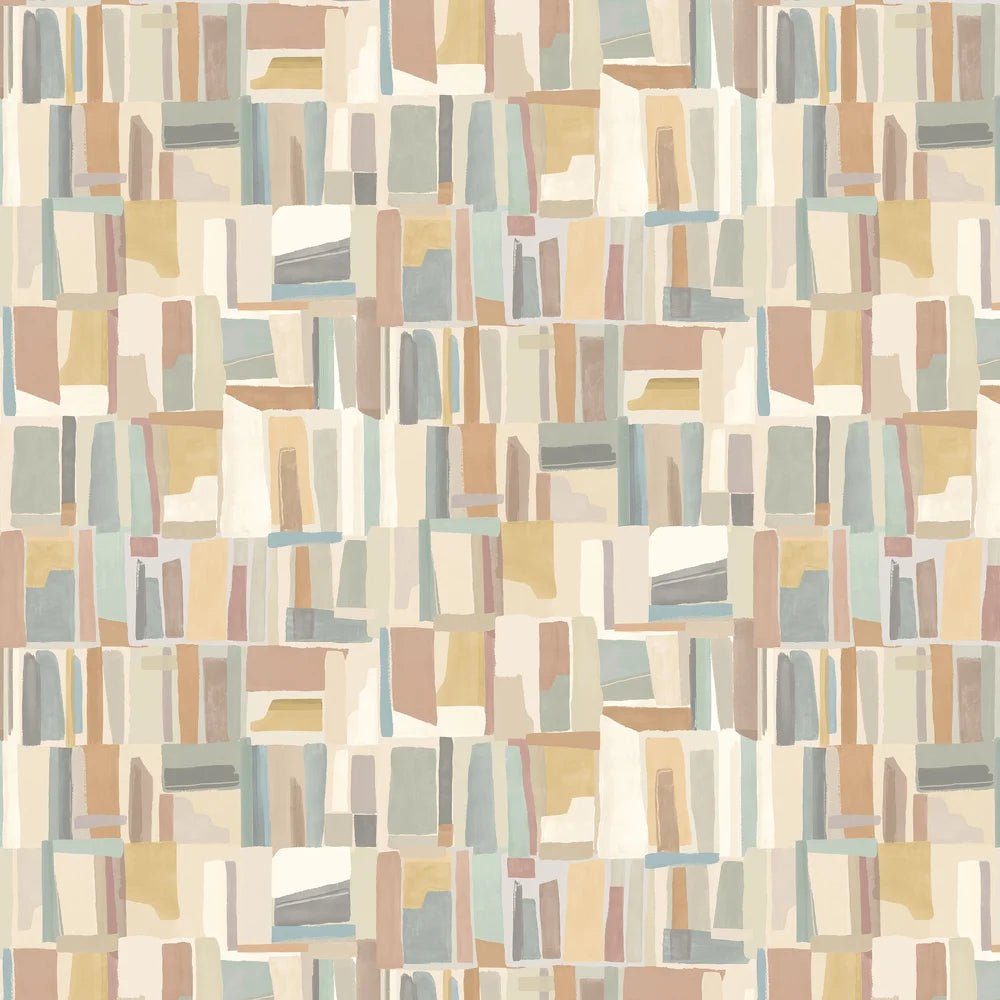Abstract Cubes Wallpaper - Smoky Haze - Ohpopsi - FRA50124W - Premier Wallcovering
