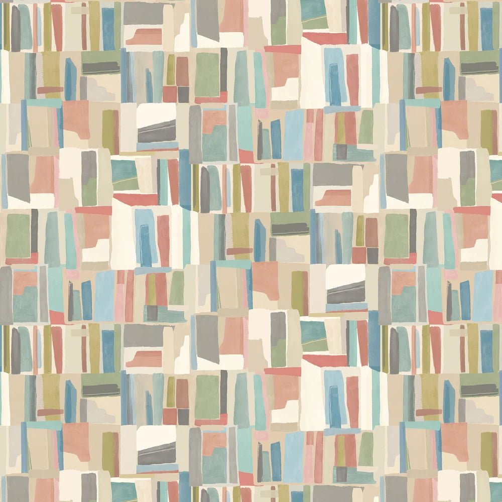 Abstract Cubes Wallpaper - Shore - Ohpopsi - FRA50125W - Premier Wallcovering