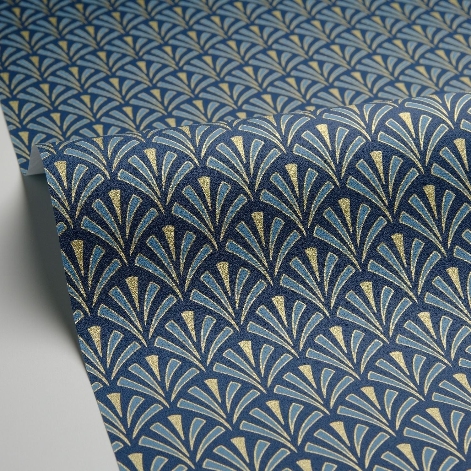 Abundance Wallpaper - Bleu Nuit - Caselio - 105306220 - Premier Wallcovering