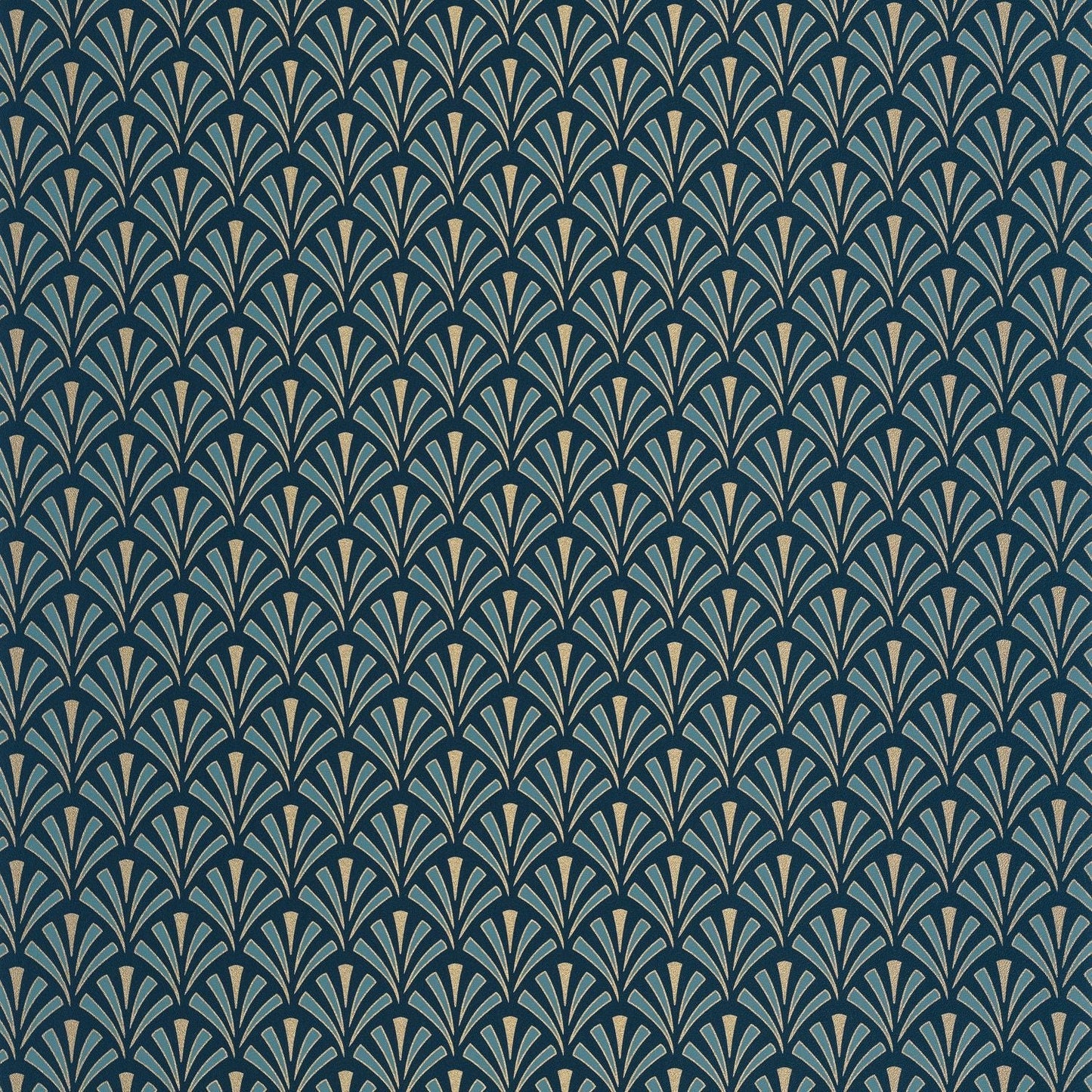 Abundance Wallpaper - Bleu Nuit - Caselio - 105306220 - Premier Wallcovering