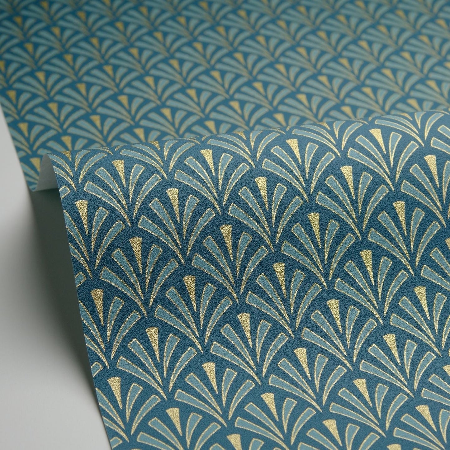 Abundance Wallpaper - Bleu Canard - Caselio - 105306127 - Premier Wallcovering