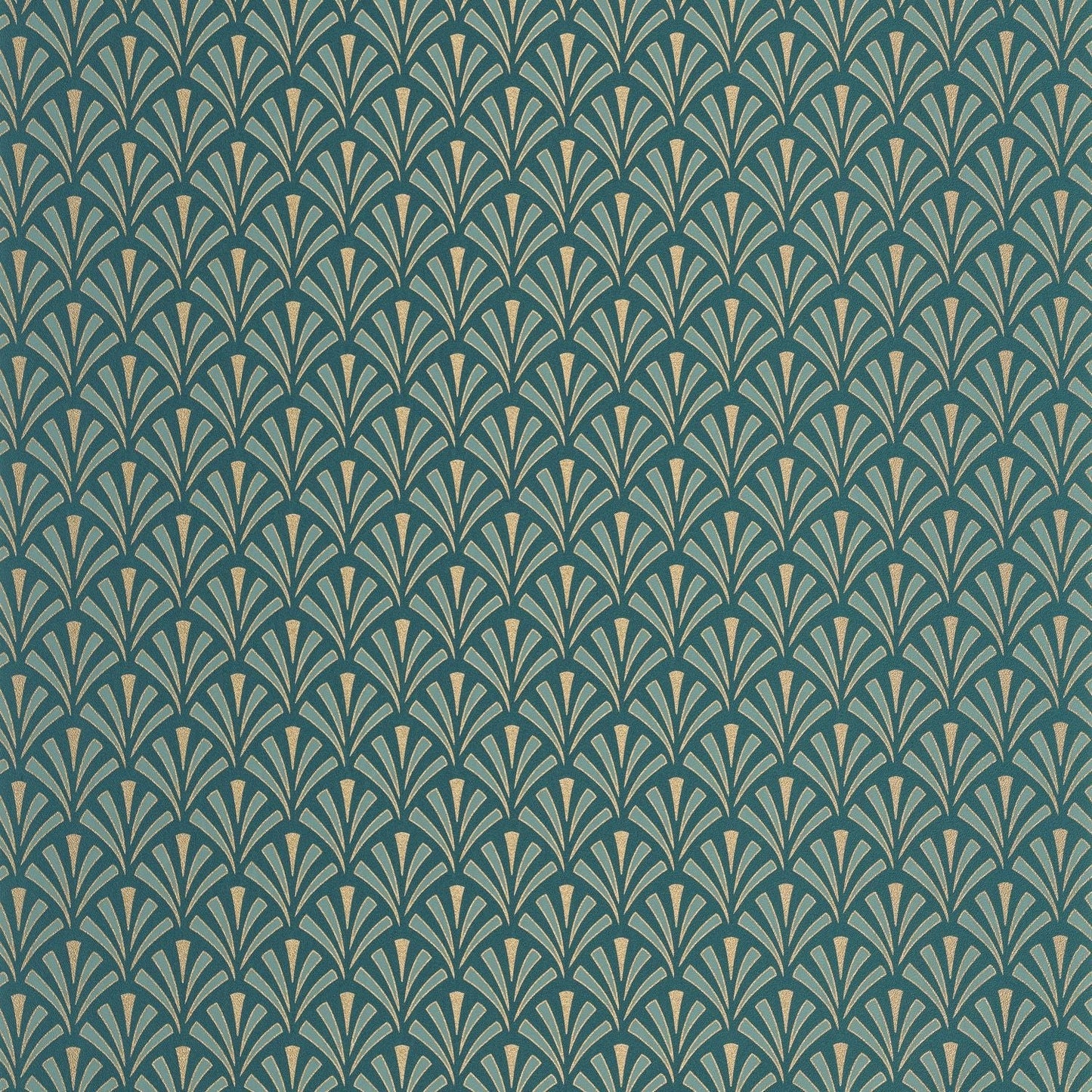 Abundance Wallpaper - Bleu Canard - Caselio - 105306127 - Premier Wallcovering
