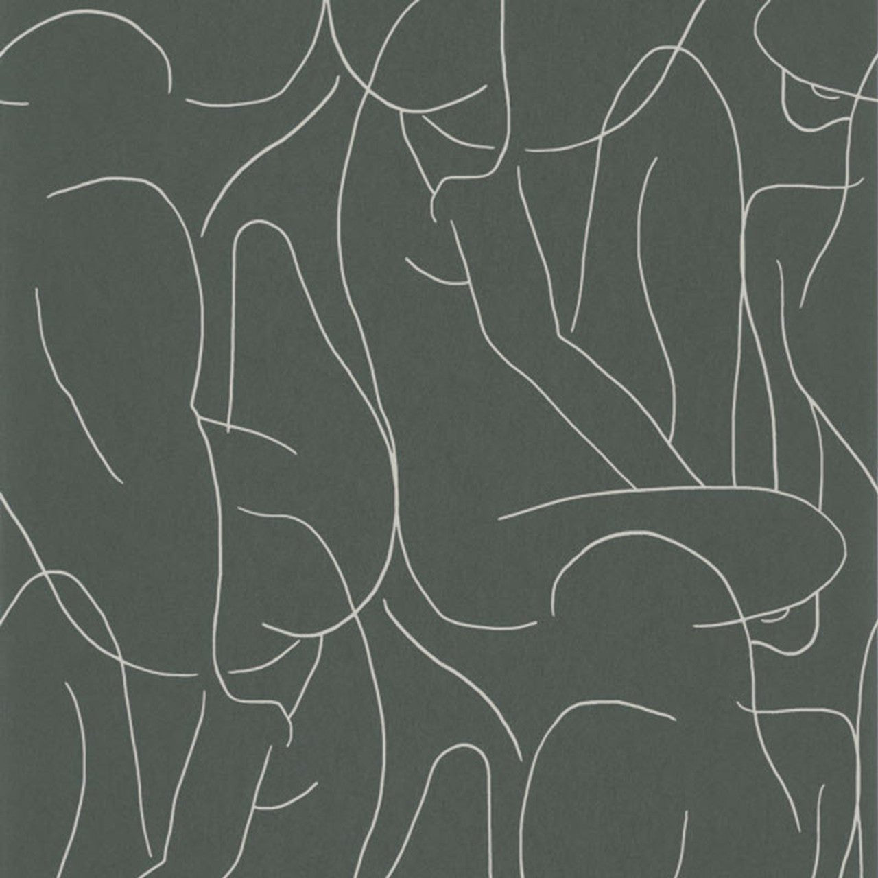 Academie Gallery Wallpaper - Kaki - Casadeco - 86107321 - Premier Wallcovering