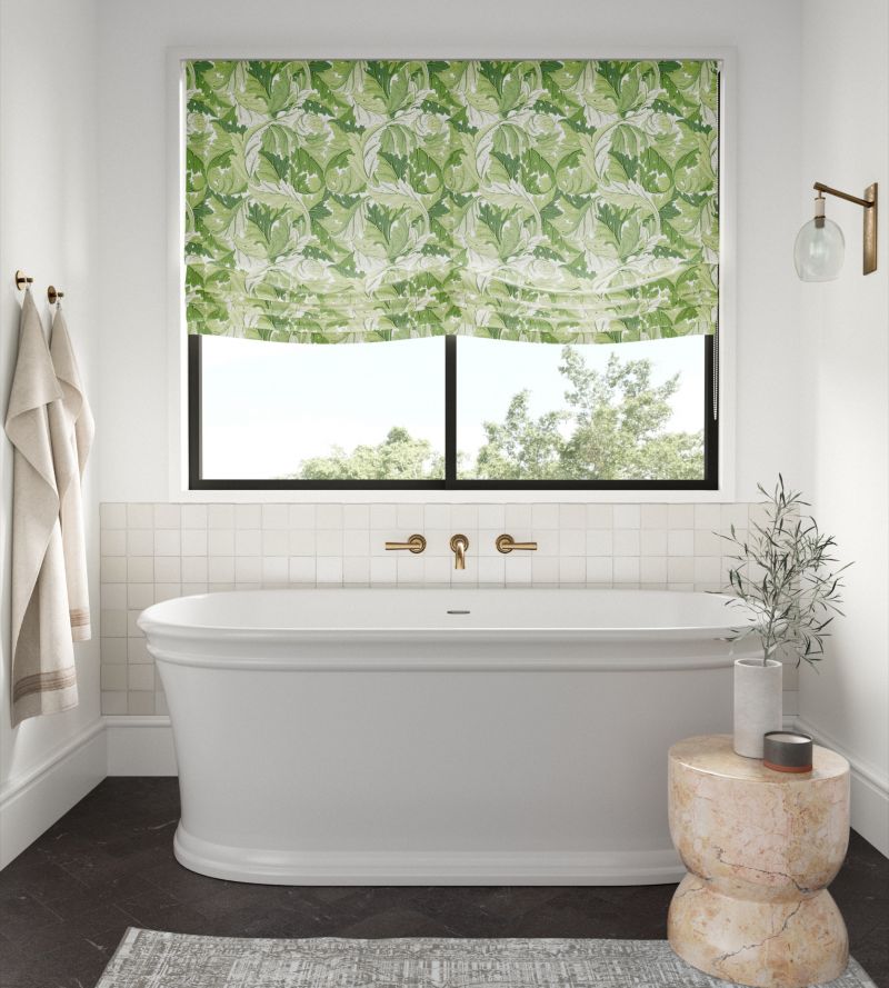 Acanthus Fabric - Leaf Green - Morris & Co - 226896 - Premier Wallcovering
