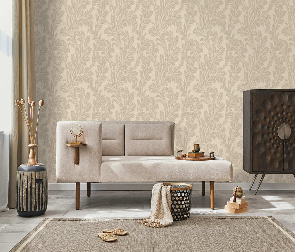 Acanthus Wallpaper - Beige - Holden Décor - 36431 - Premier Wallcovering