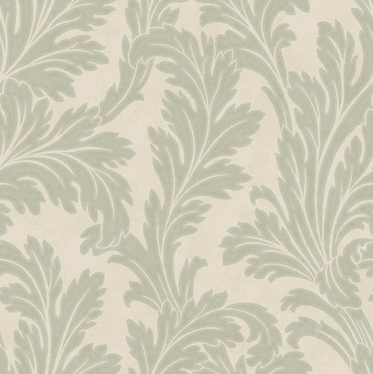 Acanthus Wallpaper - Sage/Cream - Holden Décor - 36430 - Premier Wallcovering