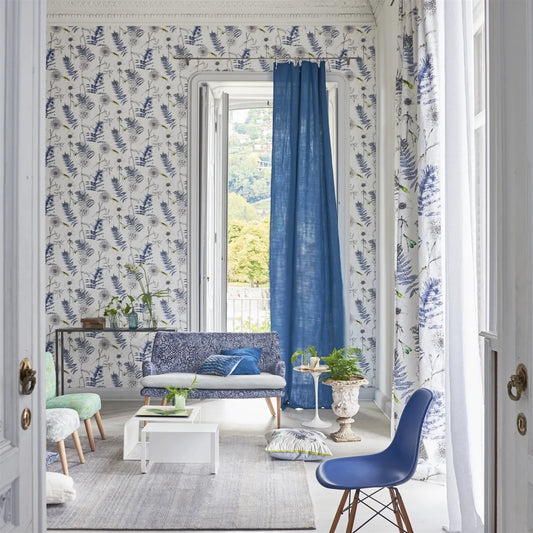Acanthus Wallpaper - Indigo - PDG1022/01 - Designers Guild - Premier Wallcovering