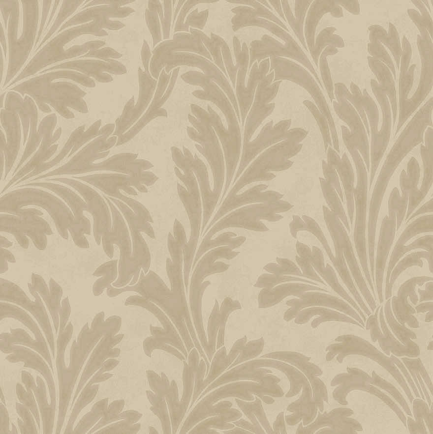 Acanthus Wallpaper - Taupe - Holden Décor - 36432 - Premier Wallcovering