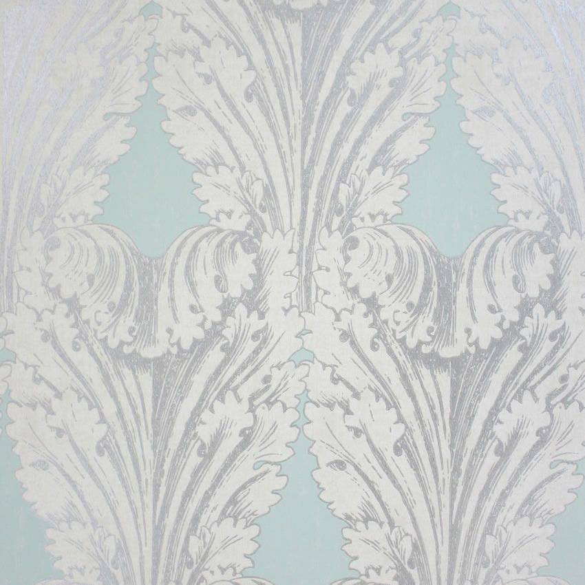 Accademia Wallpaper - Aqua - Osborne & Little - W6177-05 - Premier Wallcovering
