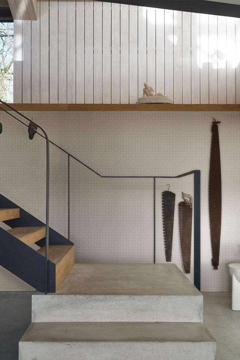 Achard Wallpaper - Blue - 6403 - Farrow & Ball - Premier Wallcovering