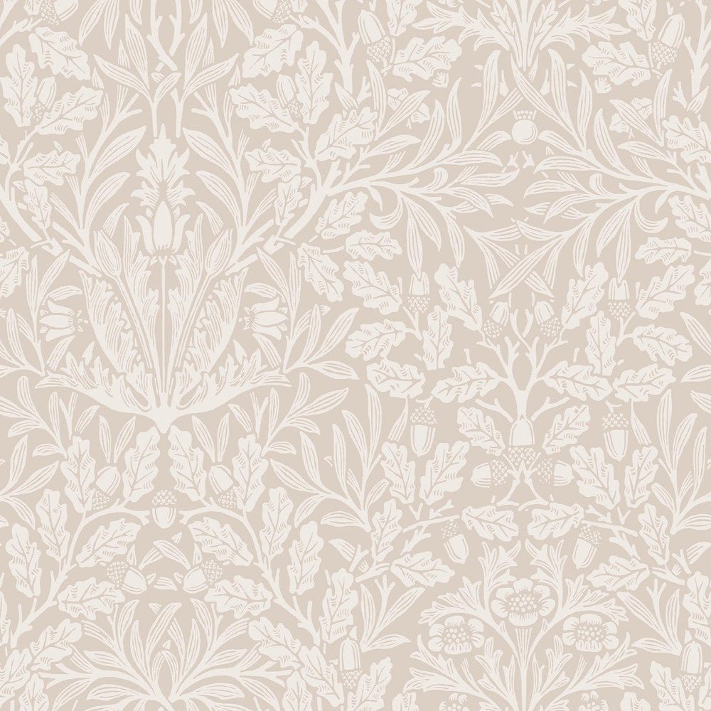 Acorn Wallpaper - Hessian - 140491 - William Morris - Premier Wallcovering