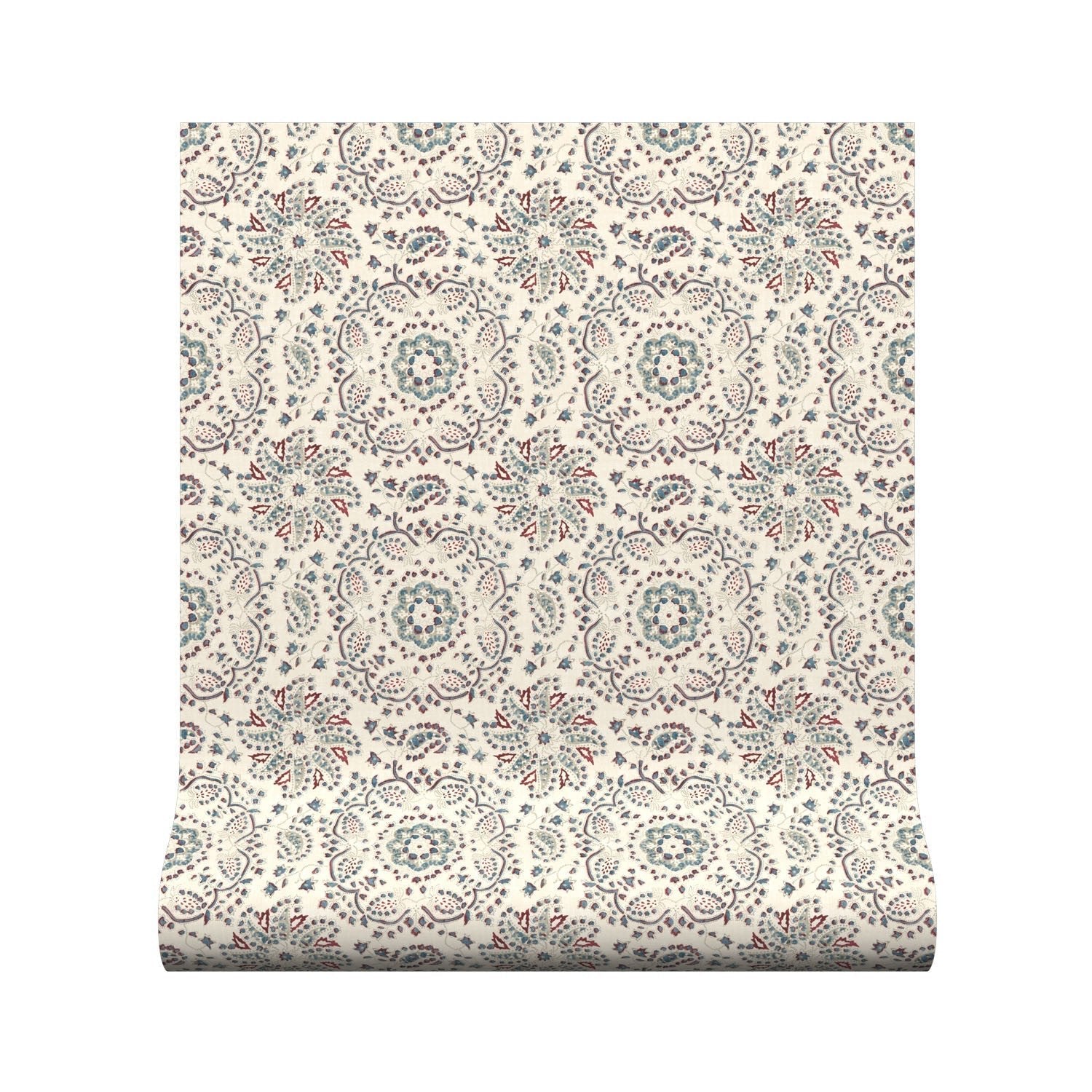 Adaline Wallpaper - Ivory - Warner House - Premier Wallcovering
