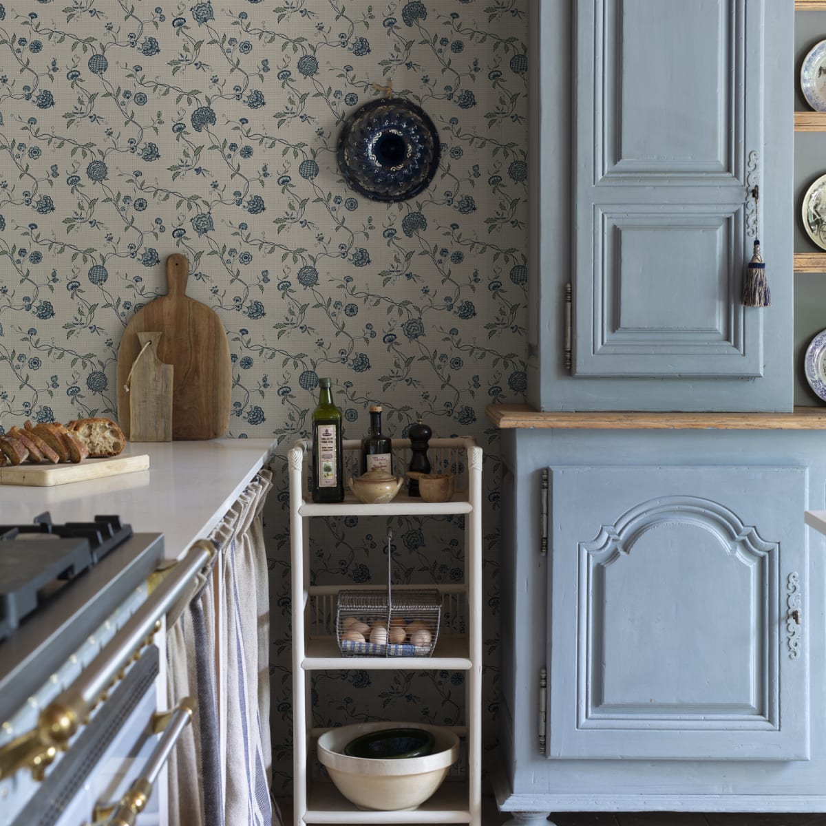 Adelaide Wallpaper - Blue - Sandberg - S10264 - Premier Wallcovering