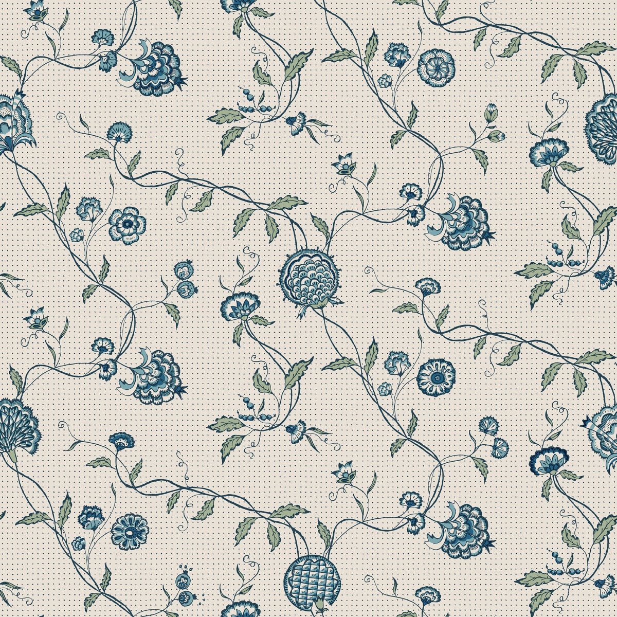 Adelaide Wallpaper - Blue - Sandberg - S10264 - Premier Wallcovering