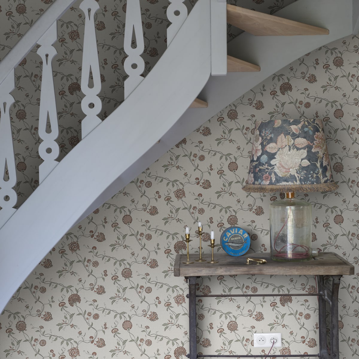 Adelaide Wallpaper - Terracotta - Sandberg - S10266 - Premier Wallcovering