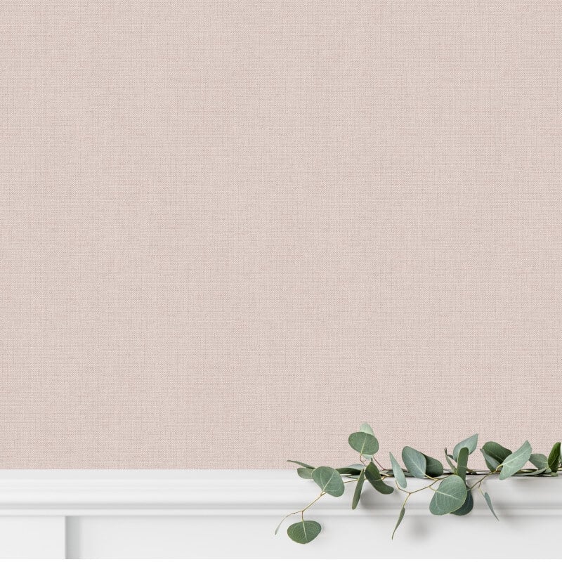Adele Garrett Plain Texture Wallpaper - Pink - Muriva - M55103 - Premier Wallcovering