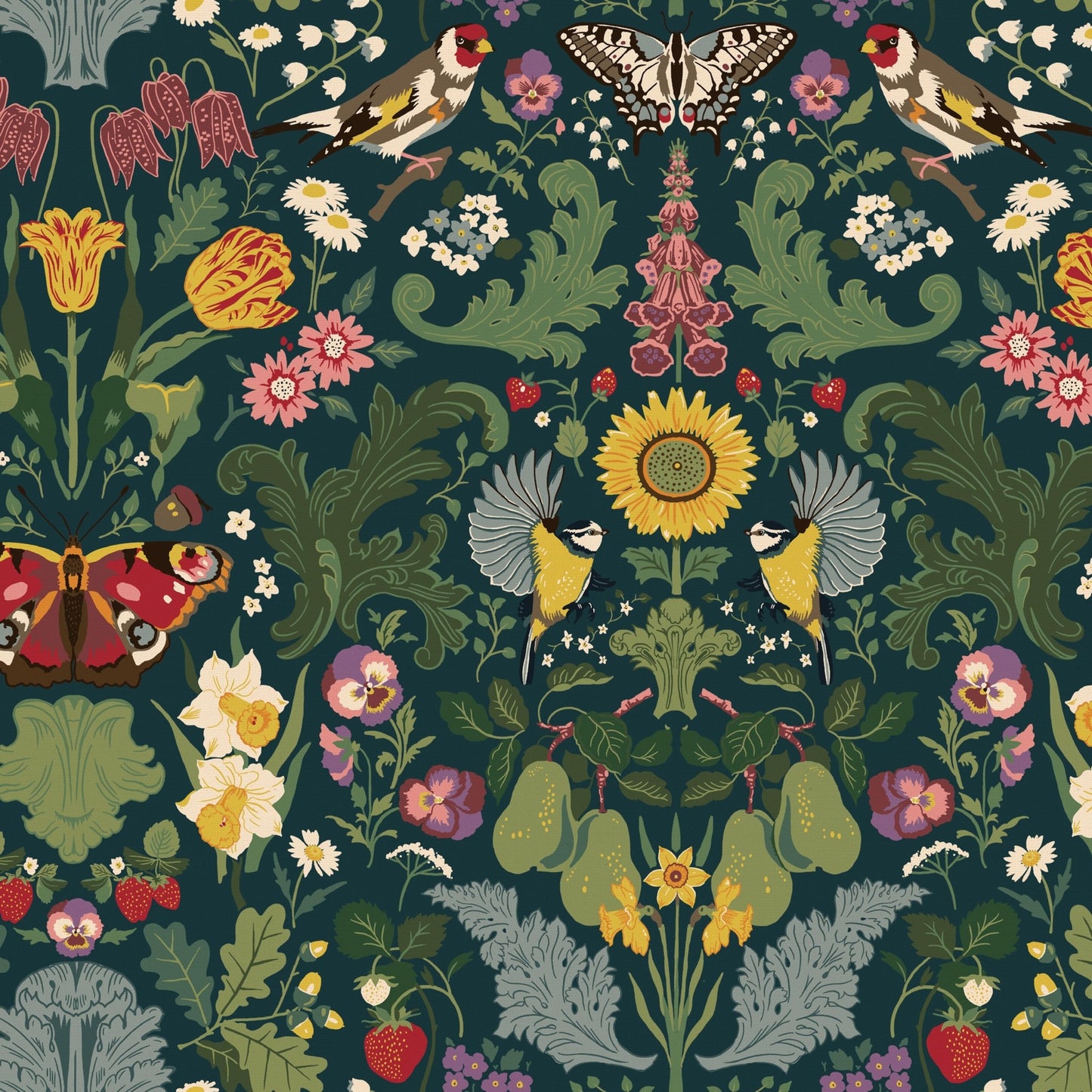 Admiral Wallpaper - Indigo - Wear The Walls - ADIB807670 - Premier Wallcovering