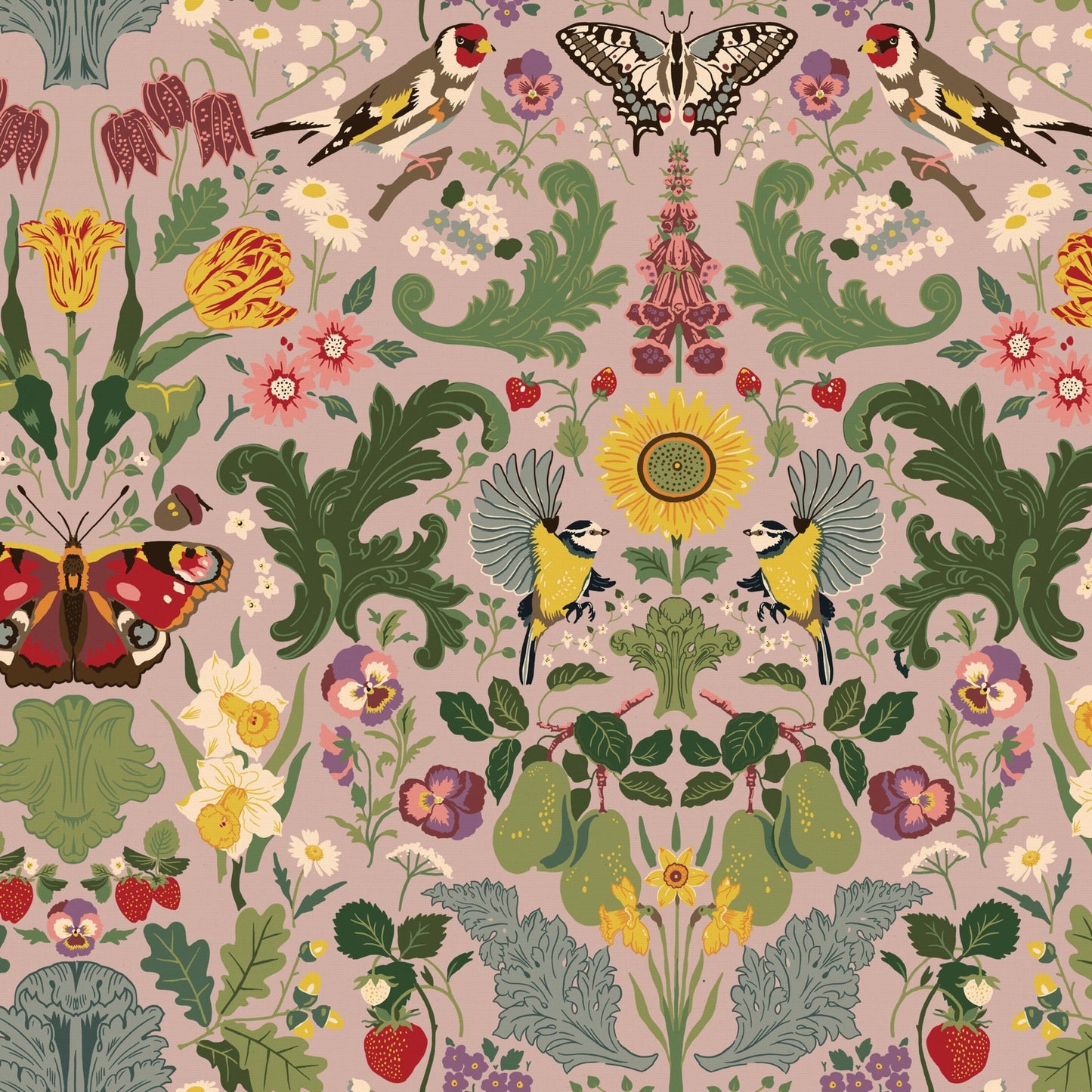 Admiral Wallpaper - Puce-Pink - Wear The Walls - ADPP807670 - Premier Wallcovering