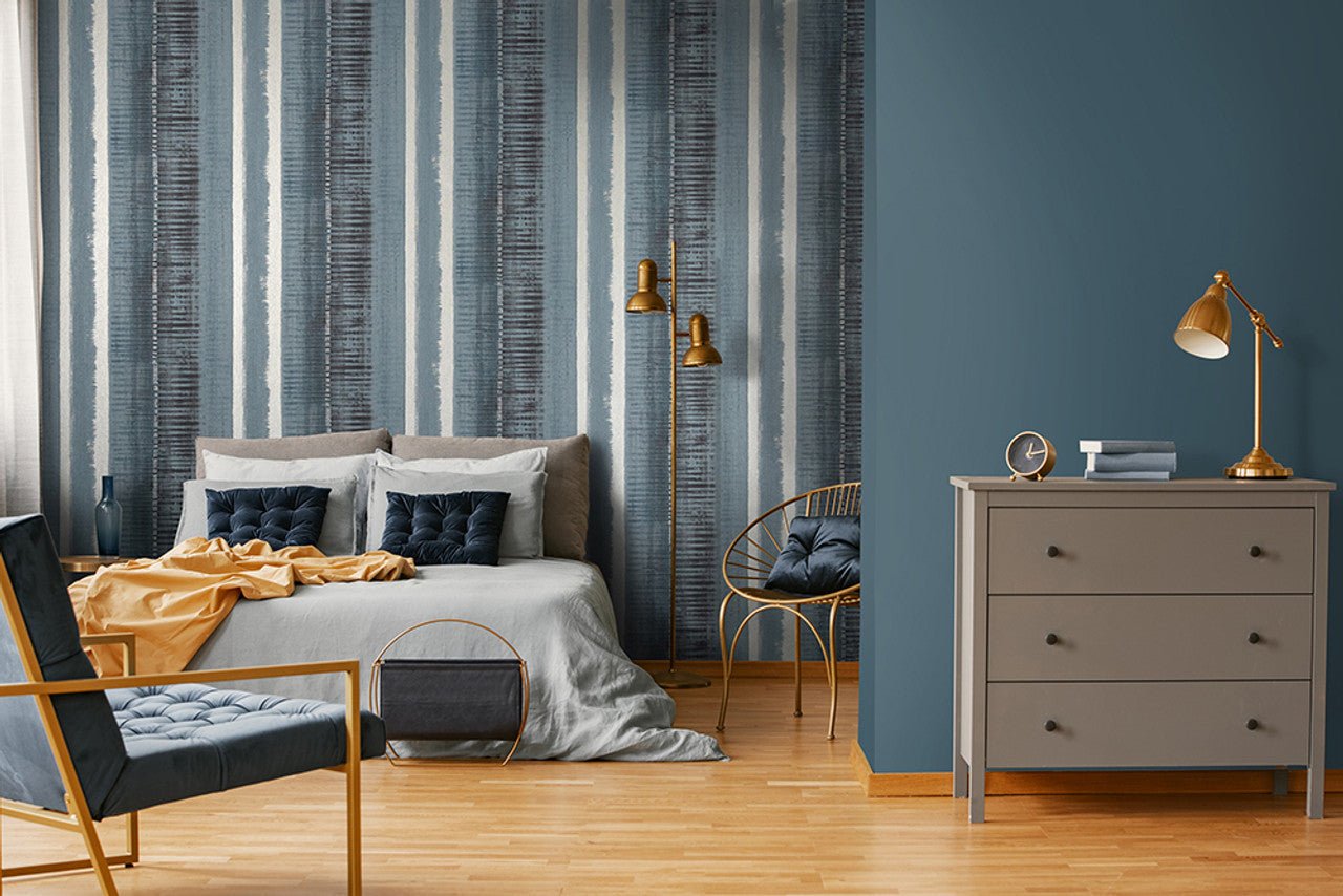 Adonea Hermes Wallpaper - Midnight Blue - Hohenberger - 64311 - Premier Wallcovering
