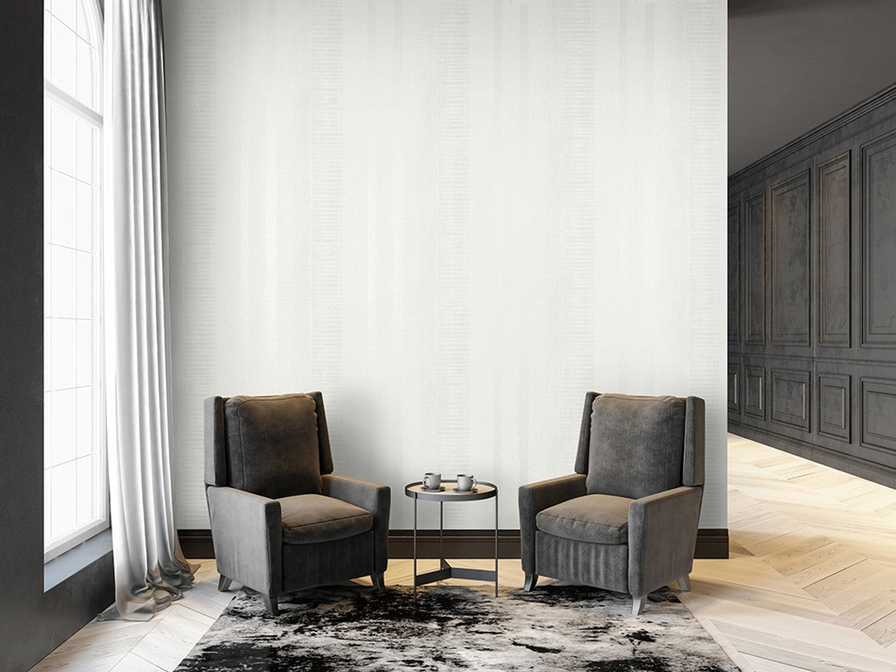 Adonea Hermes Wallpaper - Antique White - Hohenberger - 64322 - Premier Wallcovering