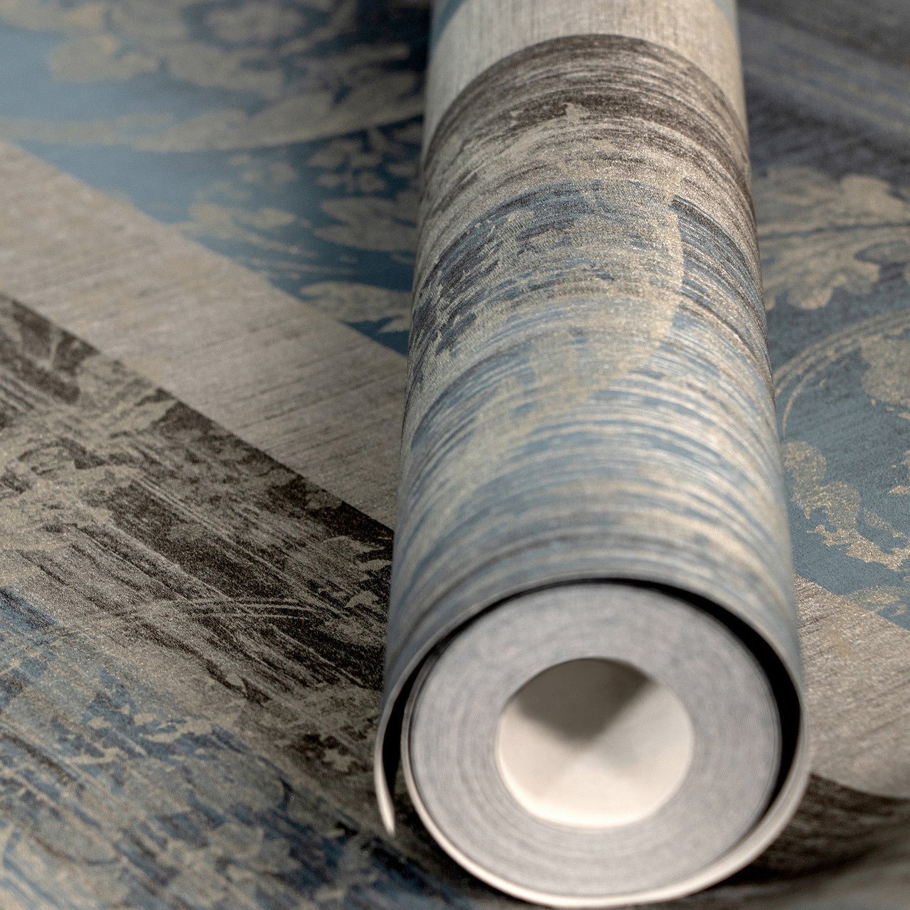 Adonea Nerites Wallpaper - Midnight Blue - Hohenberger - 64300 - Premier Wallcovering