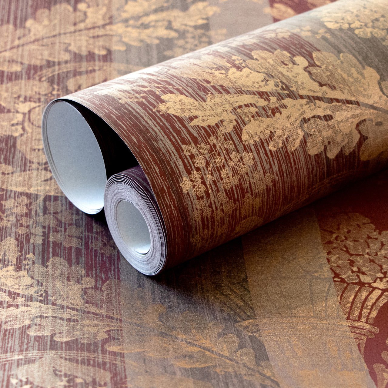 Adonea Nerites Wallpaper - Ruby Red - Hohenberger - 64295 - Premier Wallcovering