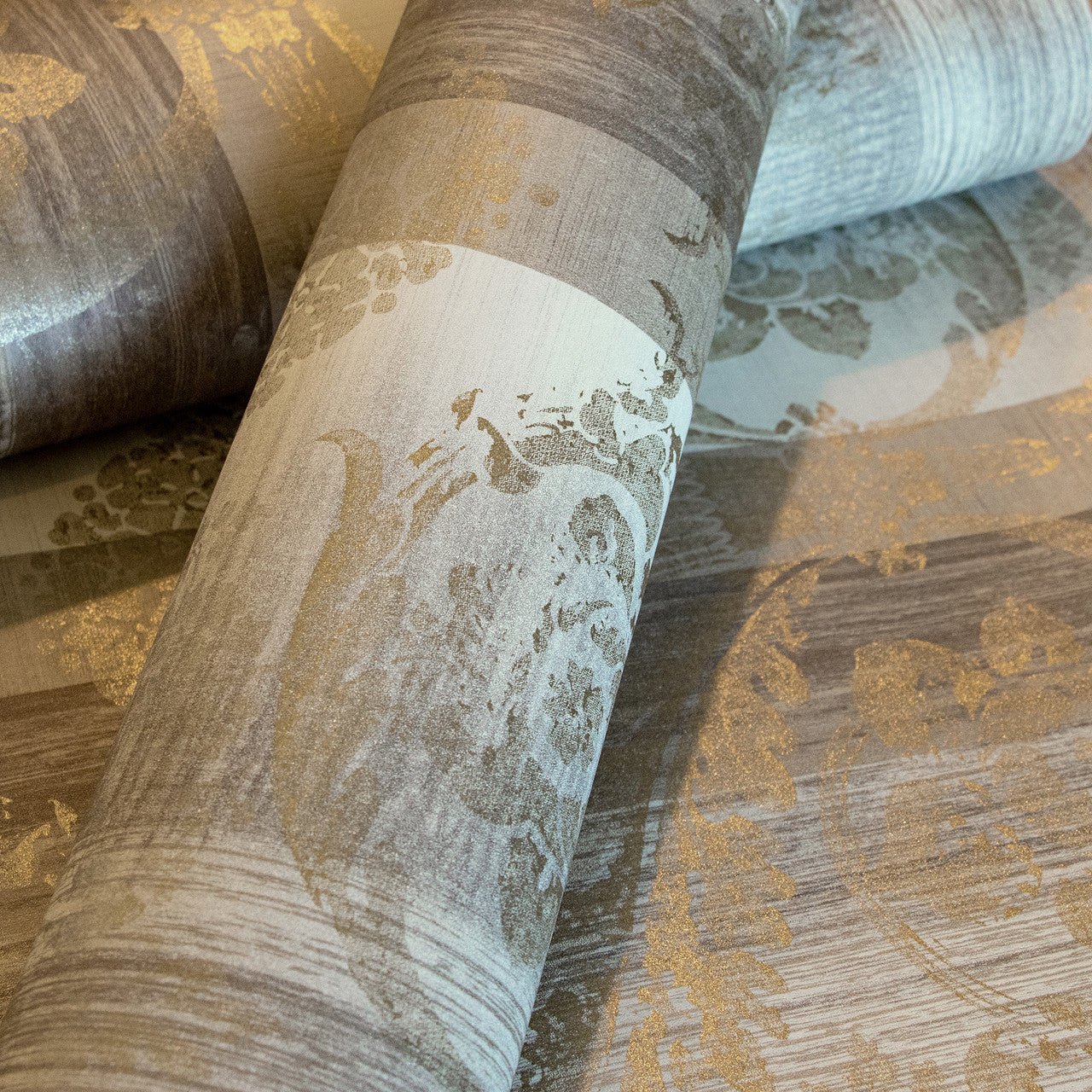 Adonea Nerites Wallpaper - Taupe - Hohenberger - 64278 - Premier Wallcovering