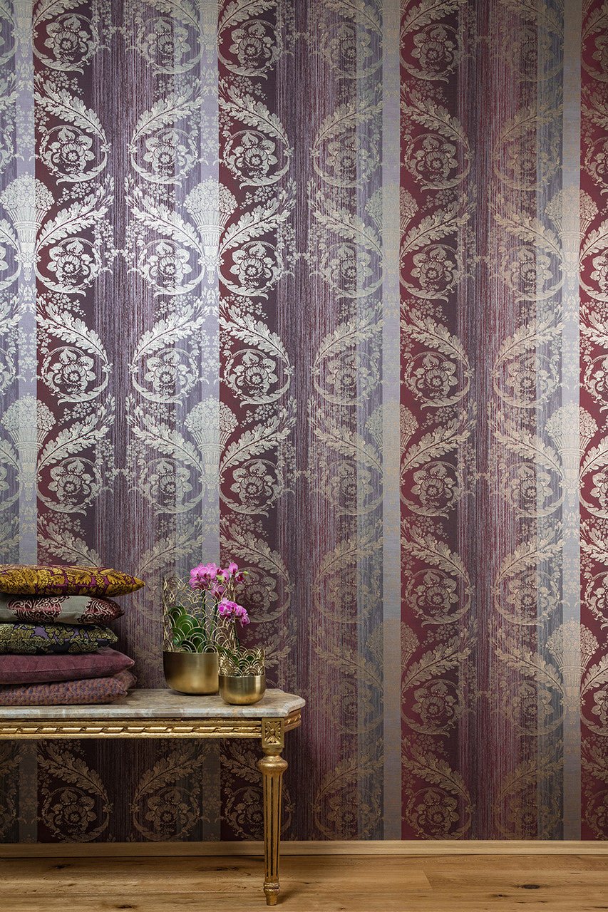 Adonea Nerites Wallpaper - Ruby Red - Hohenberger - 64295 - Premier Wallcovering