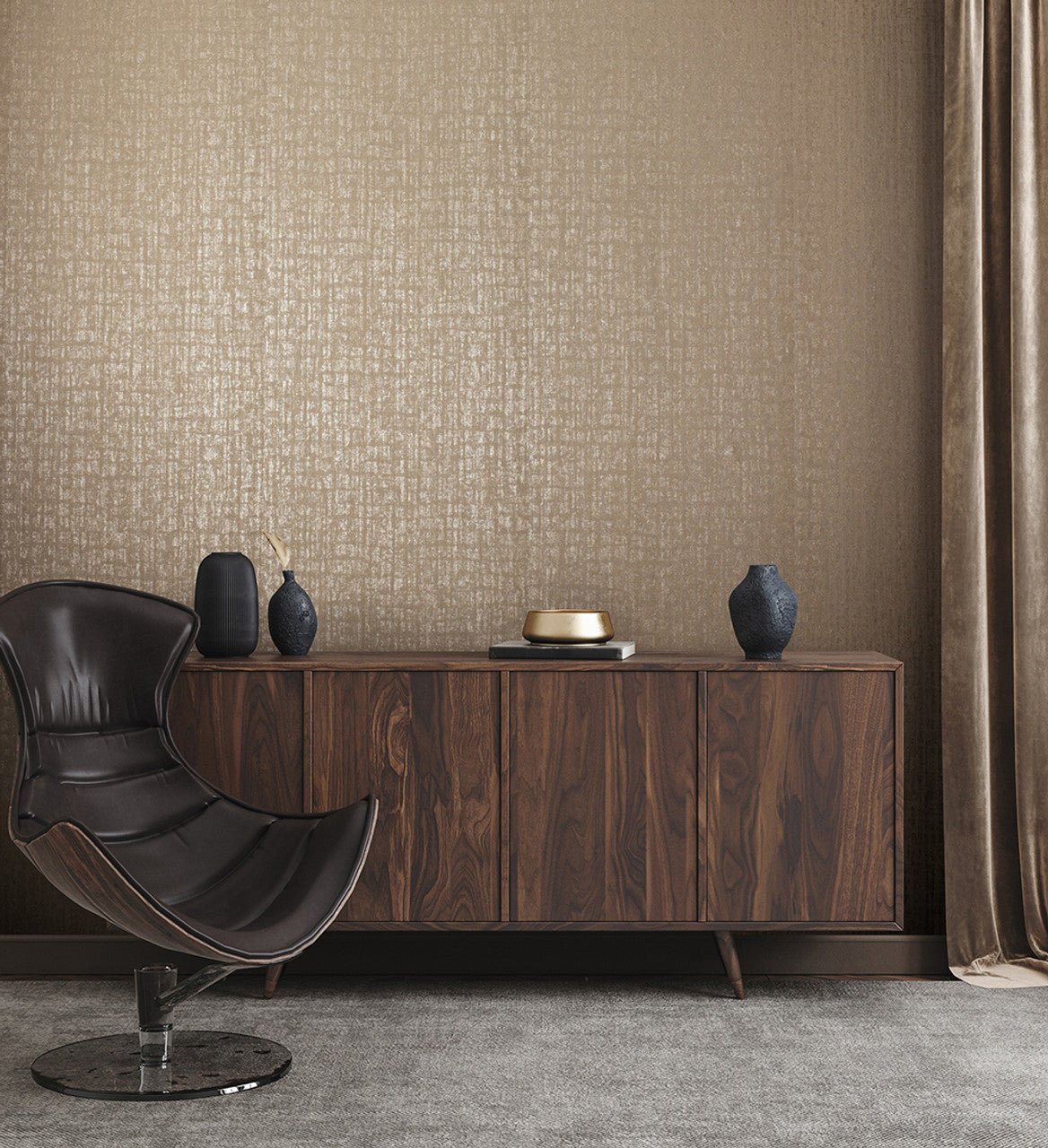 Adonea Zeus Wallpaper - Taupe - Hohenberger - 64281 - Premier Wallcovering