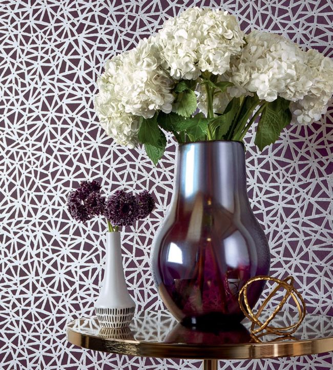 Aedan Wallpaper - Blush - Thibaut - T10402 - Premier Wallcovering