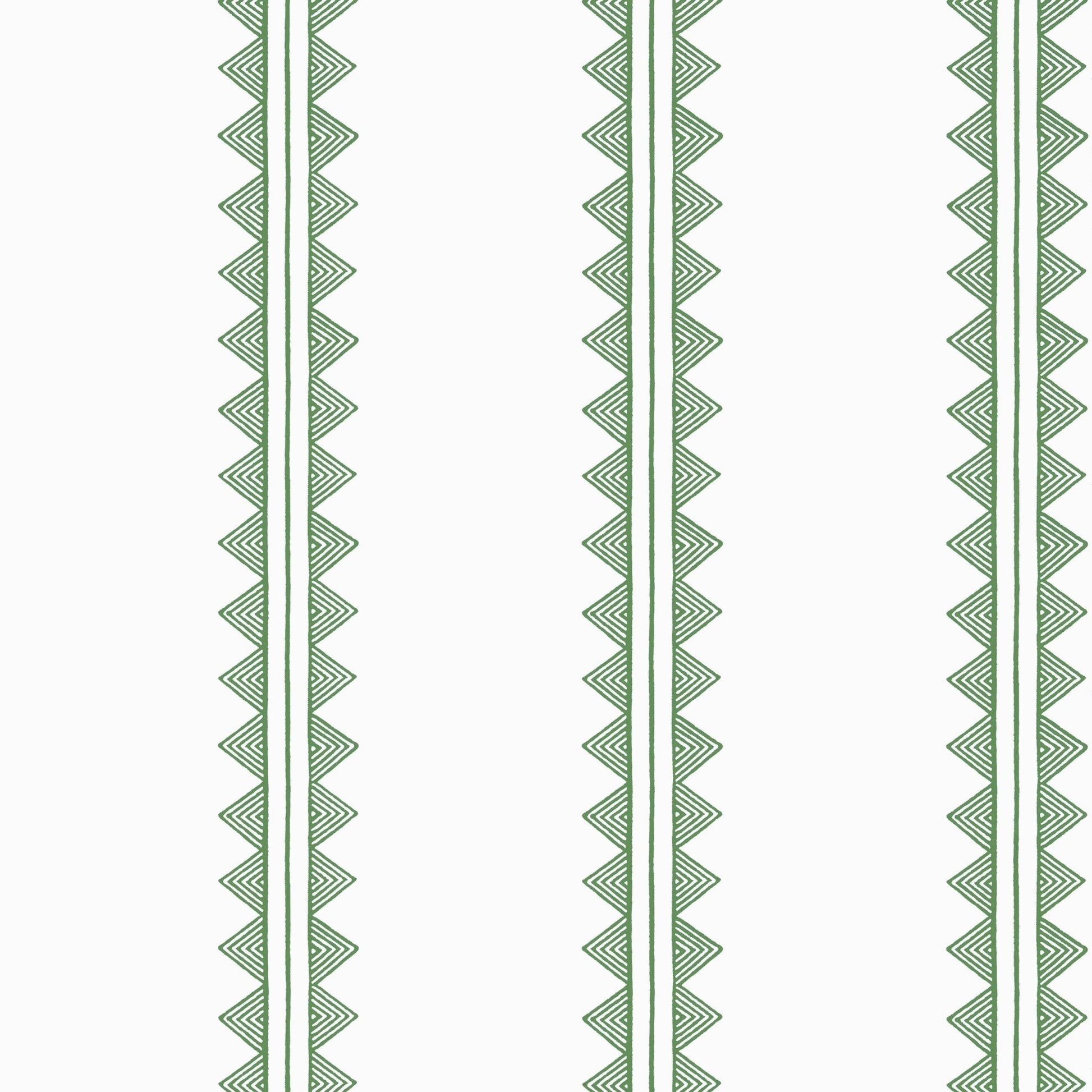 Agave Stripe Wallpaper - Green - Thibaut - T16227 - Premier Wallcovering