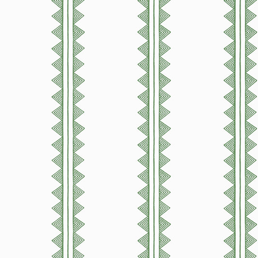 Agave Stripe Wallpaper - Green - Thibaut - T16227 - Premier Wallcovering
