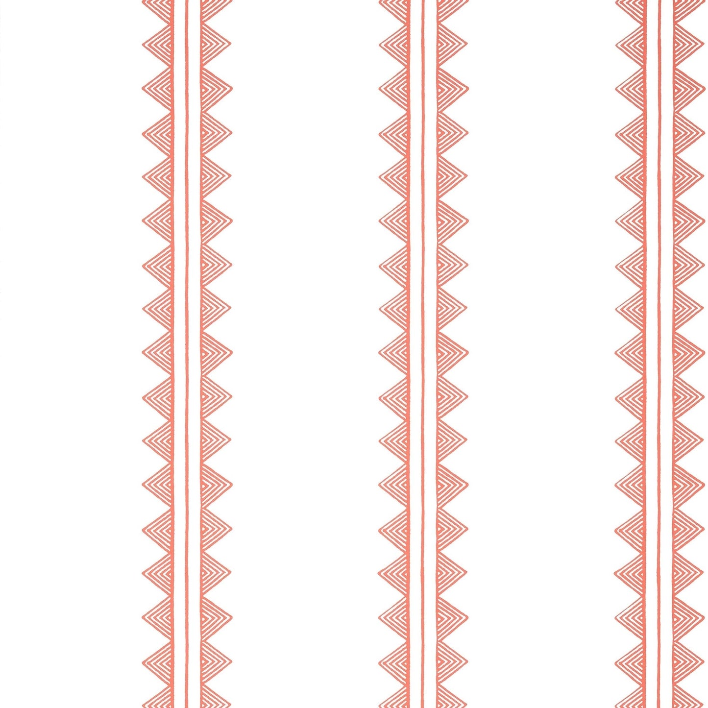 Agave Stripe Wallpaper - Coral - Thibaut - T16231 - Premier Wallcovering