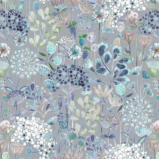 Ailsa Wallpaper - Cornflower - Voyage Maison - AILSA/WPO/COR - Premier Wallcovering