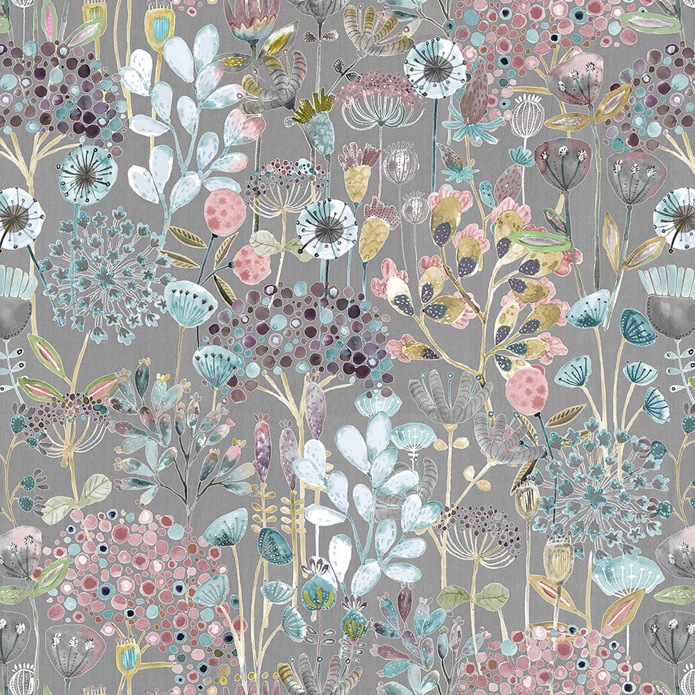 Ailsa Wallpaper - Granite - Voyage Maison - AILSA/WPO/GRA - Premier Wallcovering