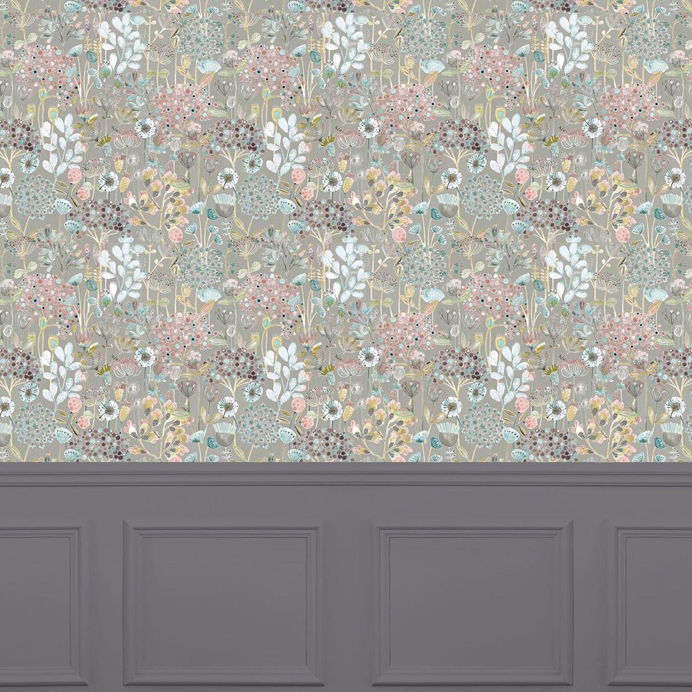 Ailsa Wallpaper - Granite - Voyage Maison - AILSA/WPO/GRA - Premier Wallcovering