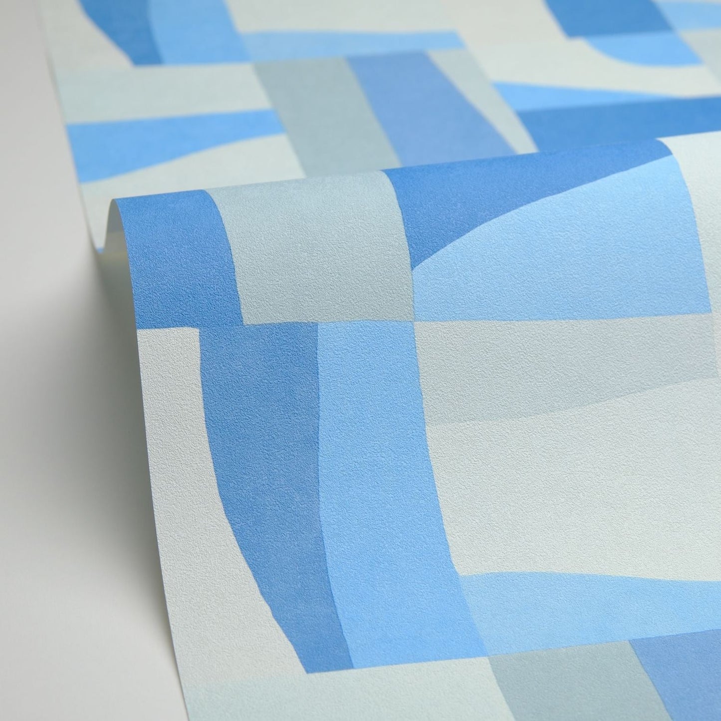 Aix Wallpaper - Bleu Azur - Caselio - 105466075 - Premier Wallcovering