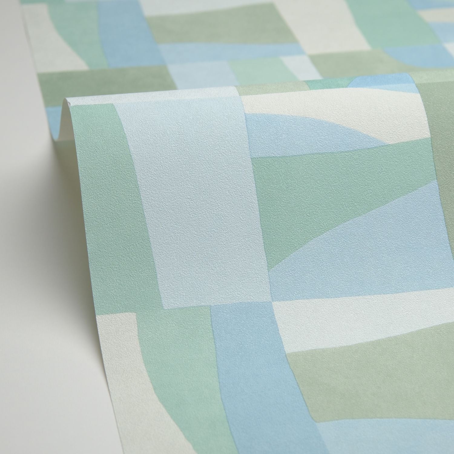 Aix Wallpaper - Vert Aqua - Caselio - 105467607 - Premier Wallcovering